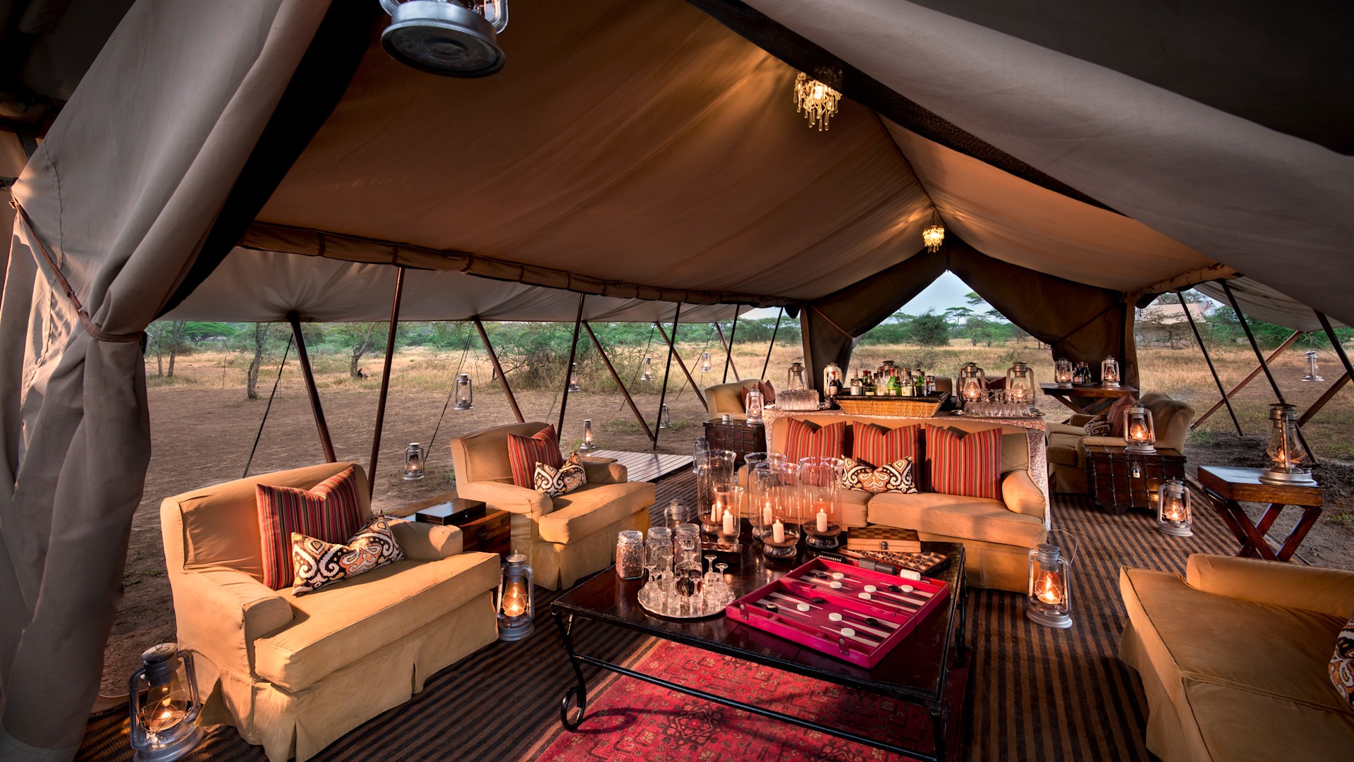 &Beyond Serengeti Under Canvas — mobile migration camp luxury tented safari