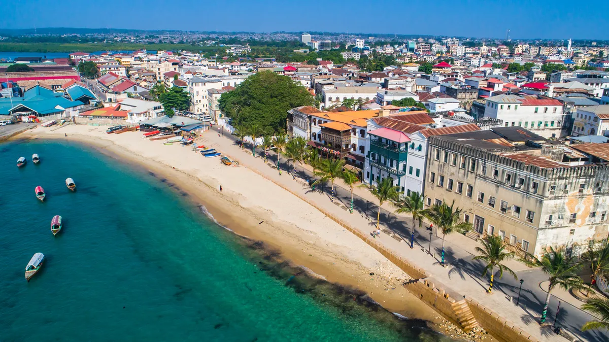 Stone Town beachfront Zanzibar 2026 — waterfront heritage culture UNESCO