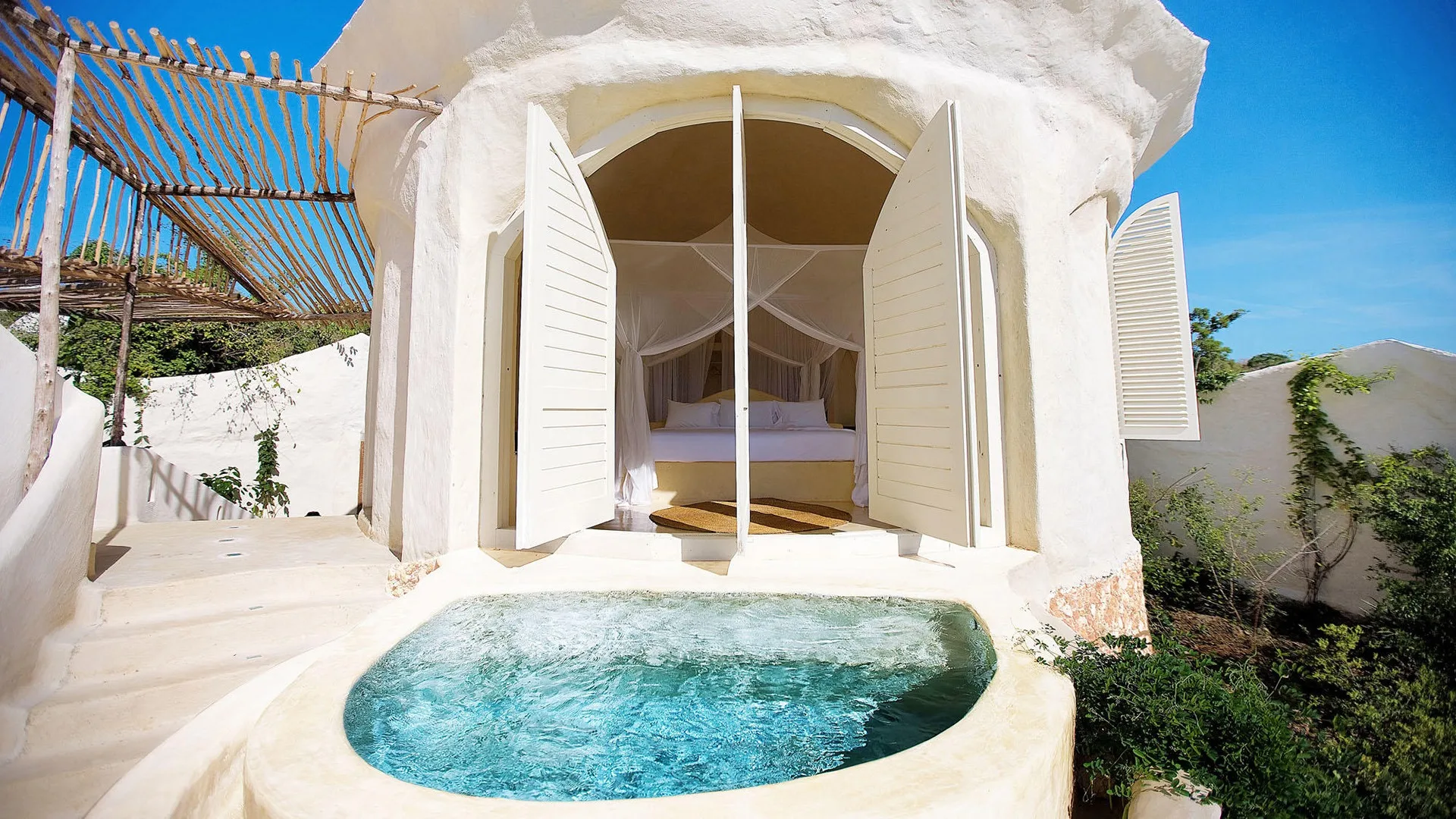 Kilindi Zanzibar — whitewashed dome villas northwest coast