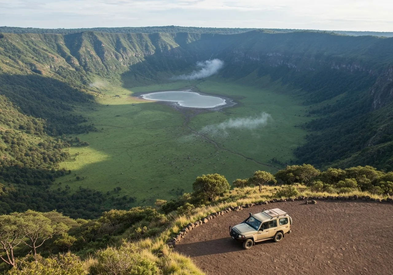 Ngorongoro Crater Safari Cost 2026 crater floor sunrise safari vehicle budget guide India