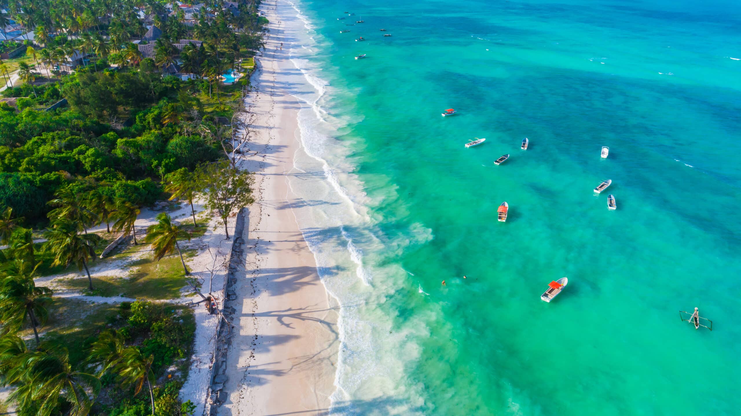 Paje beach Zanzibar 2026 — east coast kitesurfing lagoon active beach life