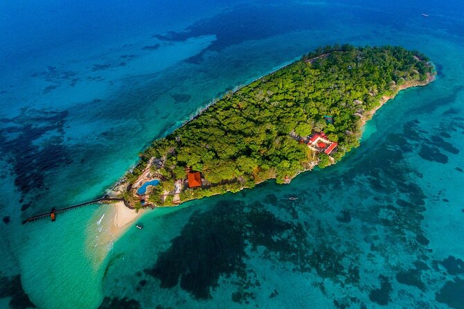 Prison Island Nakupenda Sandbank Zanzibar — boat excursion tortoises sandbar