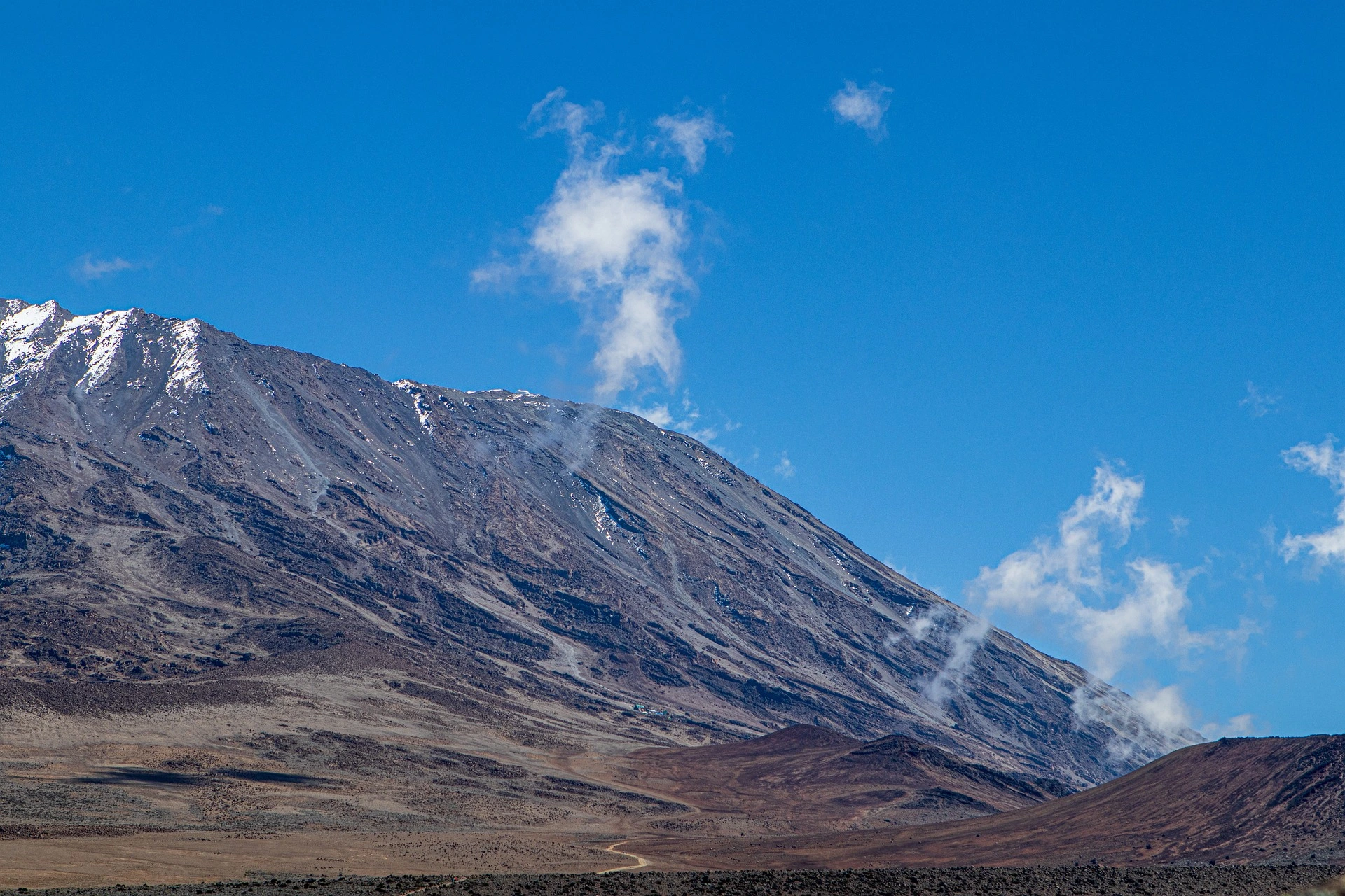 Five ecological zones on Mount Kilimanjaro rainforest to arctic summit