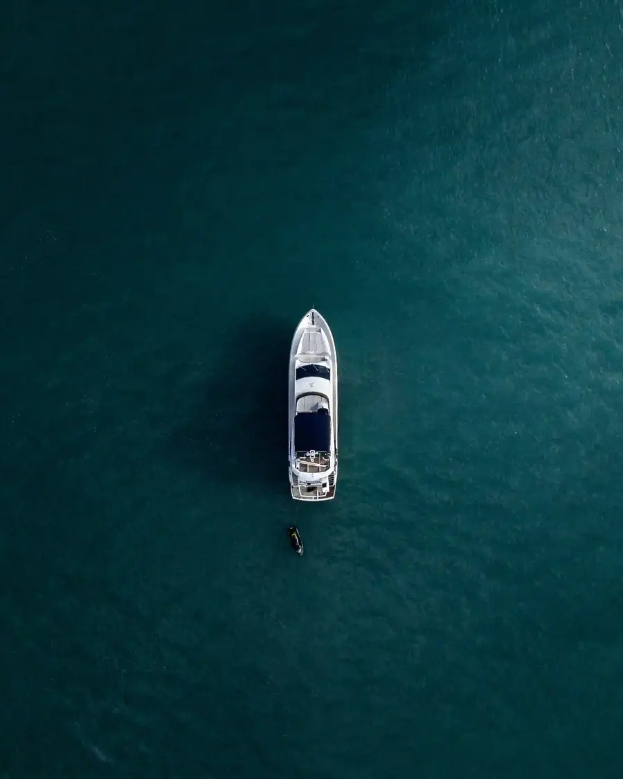 A luxury private boat journey